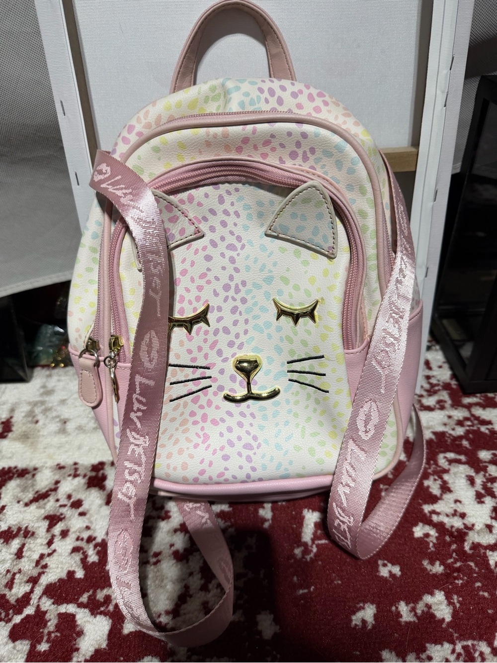 Luv Betsy by Betsy Johnson Rainbow Kitty Mini Backpack